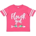 thumbnail image 3 of Inktastic Flower Girl with Arrow and Flowers Girls Toddler T-Shirt, 3 of 5