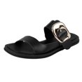 thumbnail image 1 of Sandalias de piso Exterior Piel vegana Color Negro Para Mujer De RBBASICS, 1 of 3
