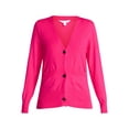 thumbnail image 6 of Time and Tru Women's V-Neck Cardigan Sweater, Lightweight, Sizes XS-XXXL, 6 of 6