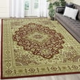 thumbnail image 1 of Area Rug Entryway Doormat Rug Vintage Area Rug Non Slip Persian Area Rug Kitchen Rug Low Pile Distressed Carpet for Living Room Bedroom., 1 of 9