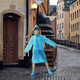 thumbnail image 5 of Poncho de lluvia portátil para niños, impermeable reutilizable con capuchas y mangas, duradero, liviano y perfecto para actividades al aire libre, 5 of 5