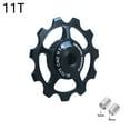 thumbnail image 1 of 11-17T Wheel Ceramic Bearing Pulley Road Bike Rear Derailleur Black11T, 1 of 4