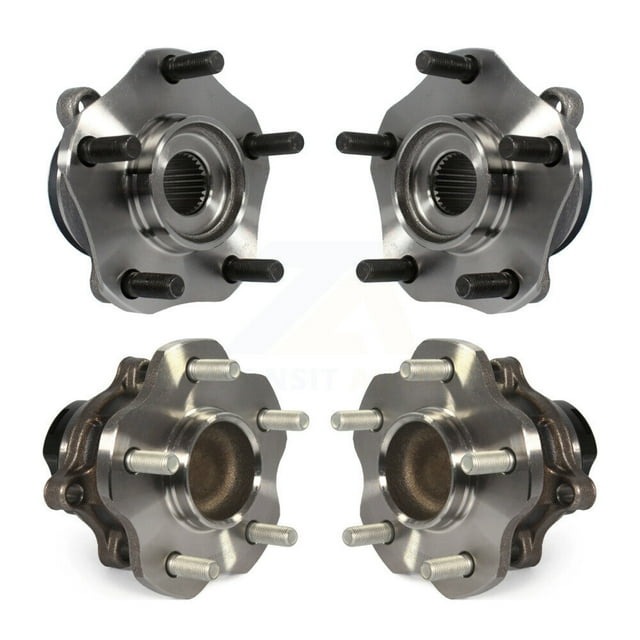 Kugel Front Rear Wheel Bearing & Hub Assembly Kit for Car Nissan NV200 Chevrolet City Express - Left Right Side (Driver Passenger) K70-101439