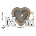thumbnail image 5 of Mom Picture Frame Gifts for Mothers Day Gifts for Mom Birthday Gifts from Daughter Son Mom Photo Frame Wooden Heart Mom Frame Table Accessories Gift Ideas, 5 of 5