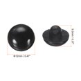 thumbnail image 2 of Uxcell 30pcs Botones de Plástico 0.47" Botón de Costura con Shank, Negro, 2 of 7