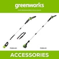thumbnail image 2 of Greenworks 10-inch Replacement Chain, 2937002, 2 of 7