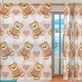 thumbnail image 2 of Coolnut 2PCS Sheer Curtains, 78"x55" Beautiful Baby Toys Gauze Door and Window Voile Curtain Panels for Bedroom Living Room, 2 of 4