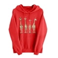 thumbnail image 3 of Hilzaten Womens Graphic Tops Long Sleeve Casual Pullover Loosse Hoodie Sweatshirts for Women, 3 of 7