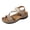 Khaki, variant on YLYL Women's Orthopedic Sandal Adjustable Hook and Loop Open Toe Arch Support Summer Beach Shoes