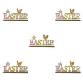 thumbnail image 3 of Inteprter Decoraciones Artesanías de Placa de Pascua Signo Pollo Soporte de flores Centro de Adorno familiar para sala de estar Oficina JM00196 5piezas Inteprter CBP227460, 3 of 6