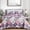 Purple, variant on Grid Patchwork Quilt Set Queen Size 3 Pcs Purple Bedspread Lightweight Adult(96"x 90")