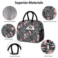thumbnail image 4 of Flower Lunch Bag for Women Men Reusable Insulated Lunch Bags, Leakproof Cooler Food Lunch Tote Bag, Large Capacity Lunch Box for Work School Travel Picnic, 4 of 7