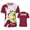 3, variant on Qatar Flag Men Sports T-shirt Women Tees jersey for Soccer Football Running Bike Tennis Fitness Fans
