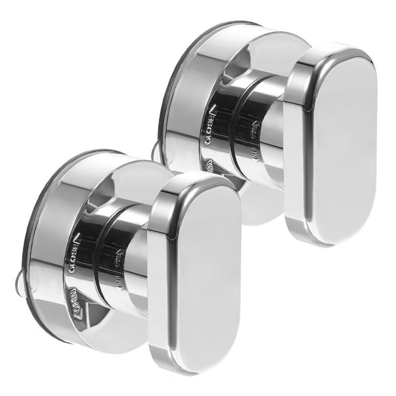 2 Pcs Wall Tile Handles Suction Cup Drawer Glass Door Armrest Elder