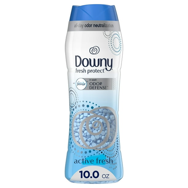 Downy Fresh Protect InWash Scent Booster Beads, Active Fresh, 10 oz