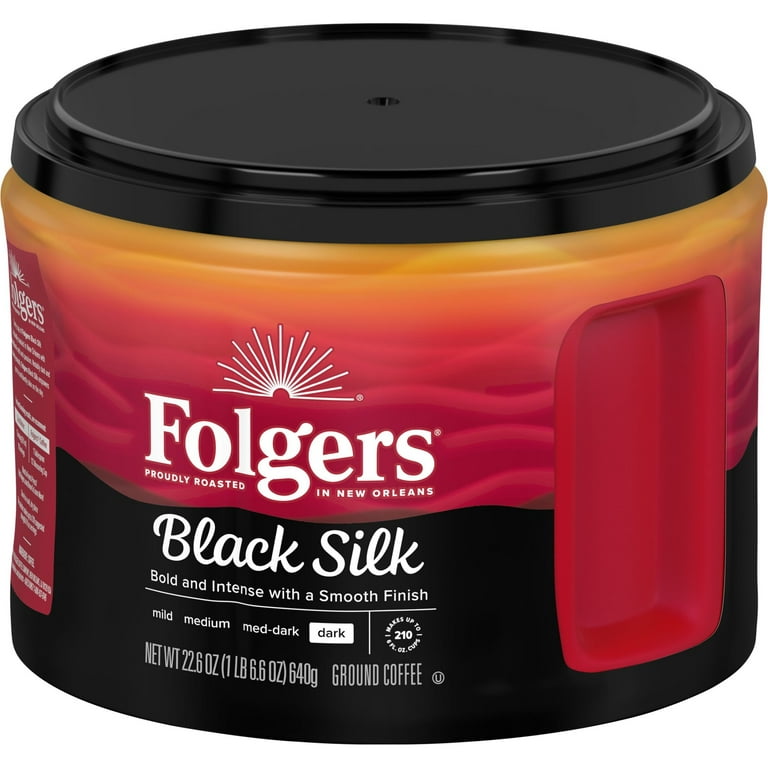 Coffee, Black Silk, 22.6 oz Canister Coffee, Black Silk, 22.6 oz Canister