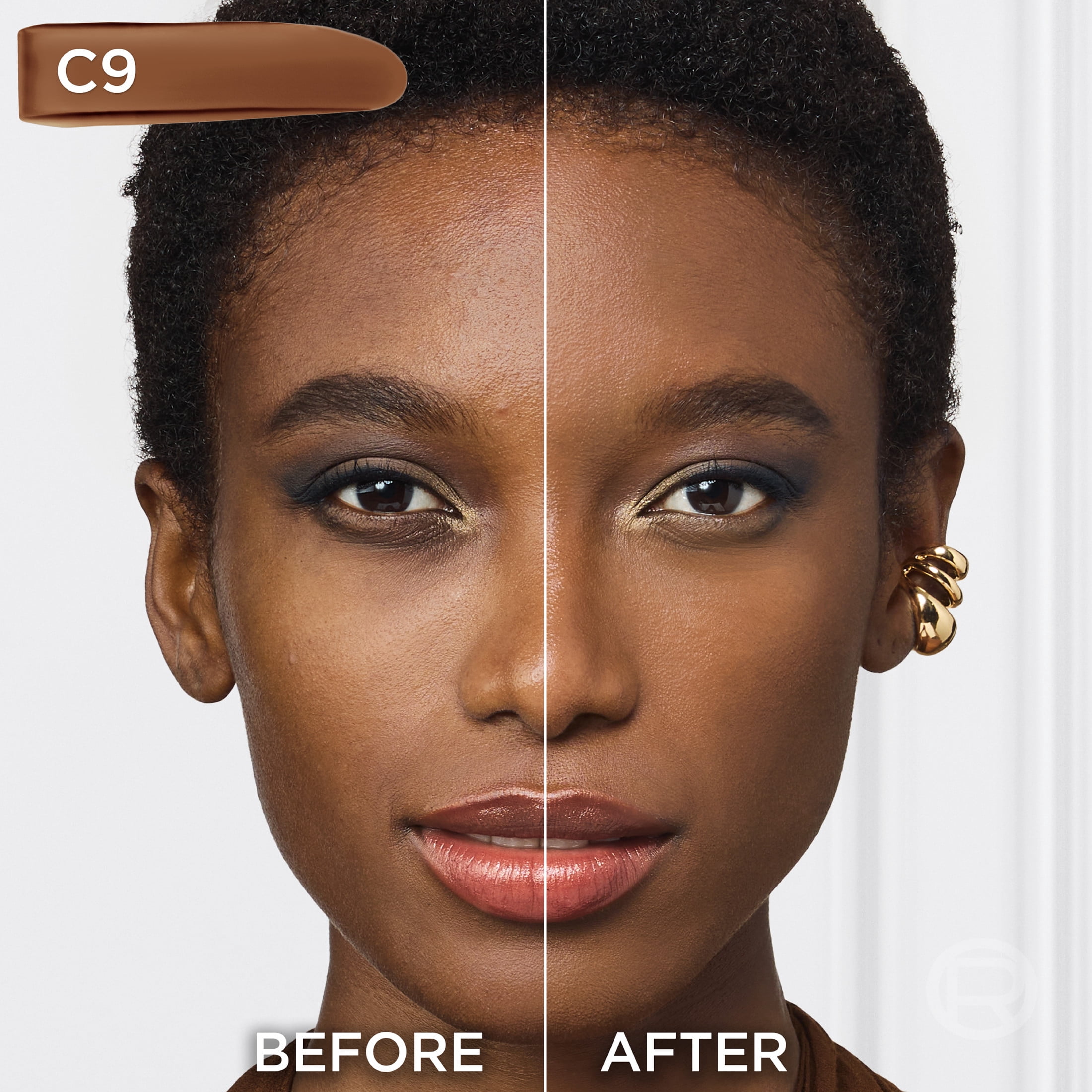 L'Oreal Paris True Match Cream Foundation Makeup, C9 Cool Deep, 1 fl oz