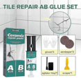 thumbnail image 2 of Household Ceramic Tile Repair Ab Glue Set Ceramic Tile Crack Fi, 2 of 5