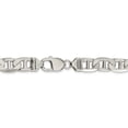 thumbnail image 3 of 925 Sterling Silver 9.5mm Flat Anchor Chain; 26 inch; Lobster Clasp; for Adults and Teens; for Women and Men, 3 of 4