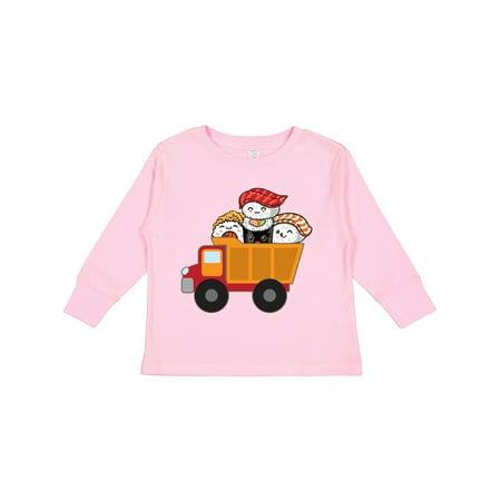 

Inktastic Sushi Lover Food Truck Gift Toddler Boy or Toddler Girl Long Sleeve T-Shirt