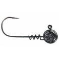 thumbnail image 2 of Buckeye Lures G-Man Finesse Swimbait 1/8oz Jighead Black/Silver, 2 of 2