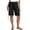 *Black, variant on VBVC Women's Drawstring Wide Leg Shorts,Breathable Knee-Length Pants For Women,Ladies Work Beach Trousers with Pockets,Army Green,S-2XL