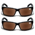 thumbnail image 2 of 2 Pairs Men Reading Sunglasses - Outdoor Full Tint Reader Glasses For Large Head +1.25, 2 of 3