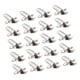 thumbnail image 1 of Clips para chupete Hugo Gancho de cincha pieza de 28 mm Ganchos de correas para soportes para chupete Clips para babero Soporte para juguetes Plata, 1 of 10