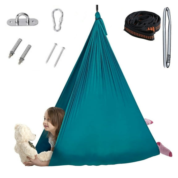 Therapy Swing for Kids with Special Needs (Hardware Included) Snuggle Swing Cuddle Indoor Outdoor Adjustable Hammock for Children with Autism, ADHD, Aspergers, Sensory Integration