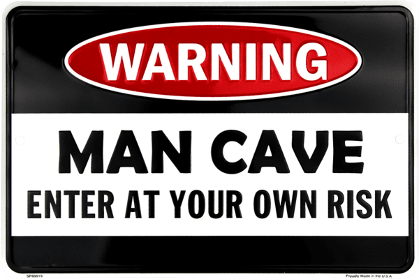 J.DXHYA Man Cave Decor 2 Pieces Warning Sign,Notice Sign Restrooms are Reserved for Customers with Graphic,Traffic Sign Road Sign Business Sign 12x16 Inch Aluminum Metal Tin Sign Vintage Signs 