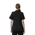 thumbnail image 4 of TOPTIE Women's Short Sleeve Chef Coat with Knit Mesh Zipper Chef Jacket, 4 of 7