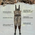 thumbnail image 5 of 8 Fans Breathable Hunting Waders,1000G Insulation Boots with Removable Insulated Liner for Duck Hunting (Next Camo, 8-14) (Stout-12), 5 of 6