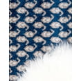 thumbnail image 6 of Unique Loom Williamsburg Collection Area Rug - Allover (5' 1" Round Blue/Gray), 6 of 7