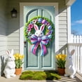 thumbnail image 4 of Uuiauoio Happy Easter Door Cover Bunny Easter Door Banner Welcome Easter Spring Front Door Decoration Large Easter Door Cover for Front Door Indoor Outdoor Easter Party Decorations Hanging Banner, 4 of 9