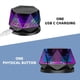 thumbnail image 5 of Altavoz Bluetooth Magnético con LED, Subwoofer Inalámbrico Portátil para Exteriores, Estéreo , Soporte para Teléfono Celular, 5 of 5