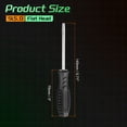 thumbnail image 2 of Uxcell 8pcs SL5.0 Mini Flat Head Screwdriver 5.71" Length Screwdrivers 3" Carbon Steel with Ergonomic Handle for DIY Repairing, Black, 2 of 7