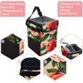 thumbnail image 2 of Peach Foldable Car Trash Can with Lid, Leak-Proof Mini Trash Can, Hanging Storage Bag - Car Trash Bin for Clean and Organized Rides, 2 of 6