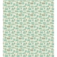 thumbnail image 3 of Ambesonne Neutral Color Duvet Cover Sets, Workplace Objects, 2-Twin, Seafoam Pale Sepia, 3 of 4