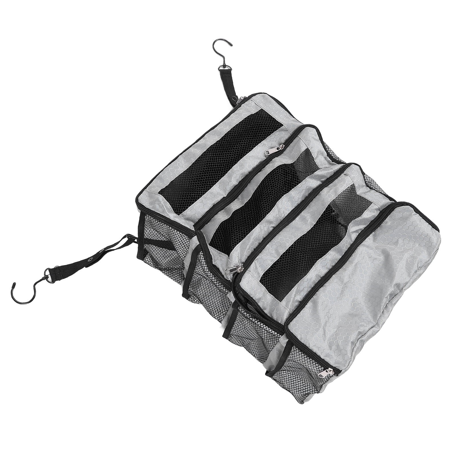 Nieyigj Suitcase Organizer Foldable Portable Travel Carry On Bag Luggage Compression Hanging Packing Cubes, 8.7x14.2x18.5 inches / 22x36x47 cm, Gray