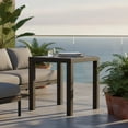 thumbnail image 3 of Mesa De Exterior Plastico Tipo Rattan Cuadrada Reforzada - Chocolate, 3 of 8