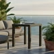 thumbnail image 3 of Mesa De Exterior Plastico Tipo Rattan Cuadrada Reforzada - Chocolate, 3 of 8