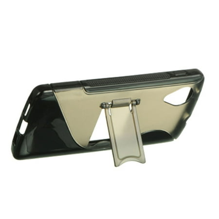Transparent Smoke Plastic Cover - DreamWireless Stand Hard Snap-in Transparent Case Cover For LG Google Nexus 5 D820, Smoke