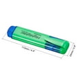thumbnail image 2 of Uxcell Highlighter Pen Water Based Broad Tip Writing Marker Pens Green 4 Pack, 2 of 6
