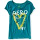 thumbnail image 1 of Camiseta de Dormir Aeropostale con diseño de corazón verde extragrande, 1 of 1