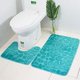 thumbnail image 4 of Juegos de tapetes de baño, esteras de baño antideslizantes de 2 piezas y tapetes de baño para el baño, lavables (gris) Feliz Sencillez, 4 of 4