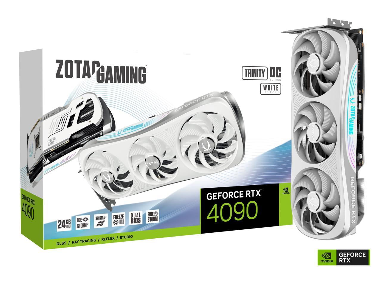ZOTAC GEFORCE RTX 4090 ホワイトエディション ZOTAC GAMING GeForce RTX 4090 OC White Edition 24GB GDDR6X PCIE
