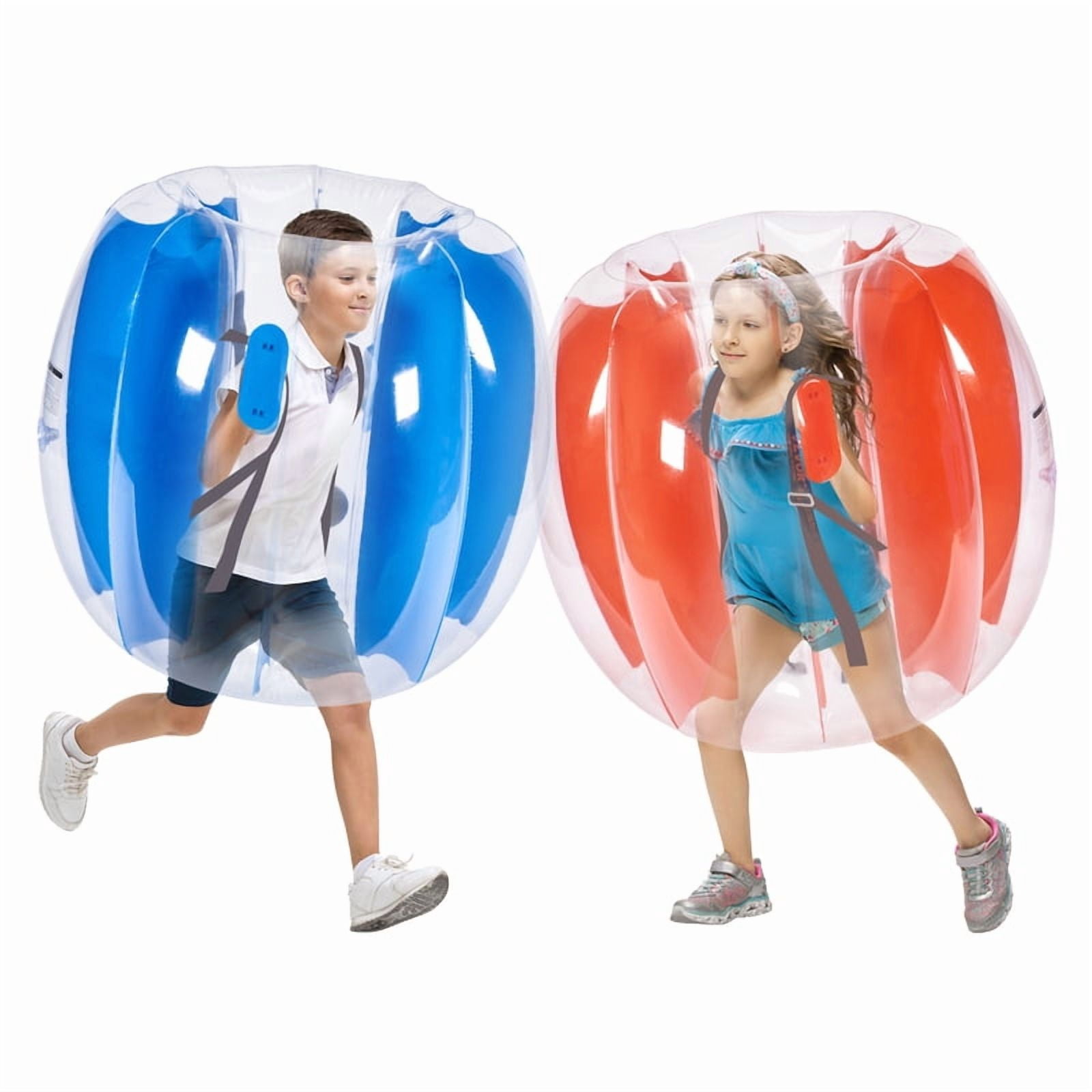 VEVOR 2-Pack 2/3FT Inflatable Bumper Balls Body Sumo Zorb Balls for Kids & Teens Durable PVC Human Hamster Bubble Balls