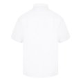 thumbnail image 3 of Absolute Apparel - Camisa de manga corta diseño Oxford para hombre (Blanco), 3 of 3