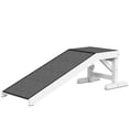 thumbnail image 1 of Pet Ramp, Bed Steps for Dogs Cats with Non-slip Carpet, 49"L x 16"W x 14"H, White Grey, 1 of 7