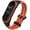 Black-Orange, variant on KOMI Watch Band Compatible with Xiaomi Mi Band 8 / Mi Band 7 6 5 / Mi Band 4 3, Replacement Silicone Strap for Mi Band 8 7 6 5 4 3 Smartwatch Women Men Grey-Dark Blue